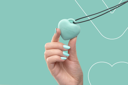 Мінівібратор «Сердечко» FairyGasm PleasureStone green, 9 режимів, на шнурку - фото №6