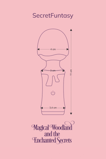 Мінівібромасажер FairyGasm SecretFuntasy blue - фото №9