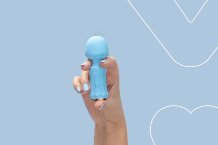 Мінівібромасажер FairyGasm SecretFuntasy blue - фото №8