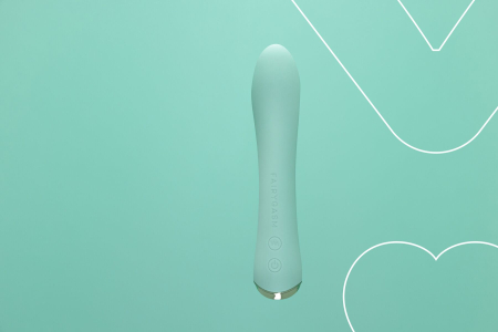 Вібратор з підігрівом FairyGasm WowGenie green, підігрів до 42 °C - фото №6