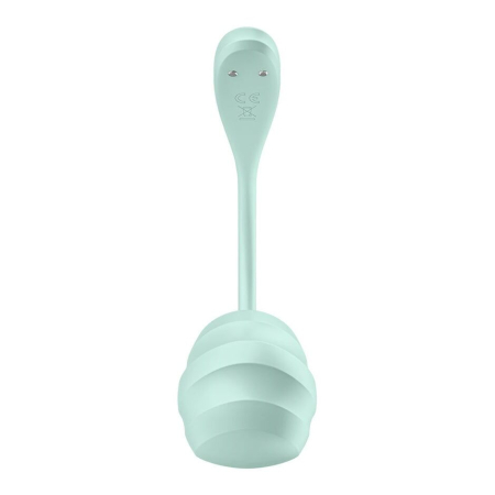 Смарт-віброяйце Satisfyer Smooth Petal Connect App Mint - фото №3
