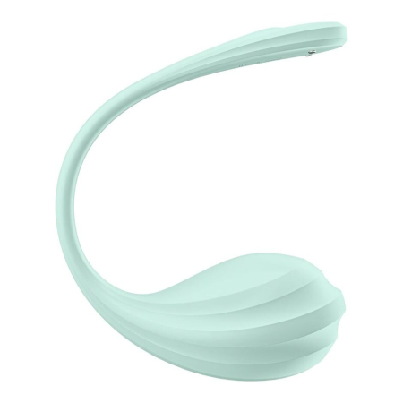 Смарт-віброяйце Satisfyer Smooth Petal Connect App Mint - фото №2