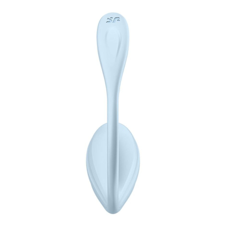 Смарт-віброяйце Satisfyer Smooth Petal Connect App Light Blue - фото №5