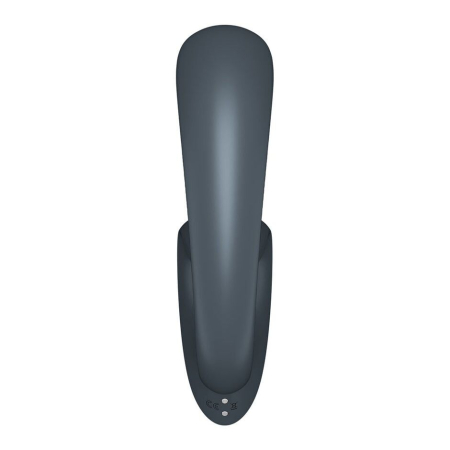 Вагінально-кліторальний вібратор Satisfyer G for Goddess 1 Dark Grey, 2 мотори - фото №5