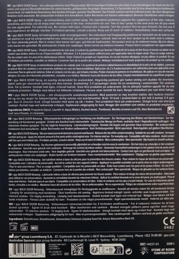 Подарунковий набор pjur BACK DOOR Value Pack: силіконова змазка 100 мл та розслаблювальний спрей 20 - фото №5