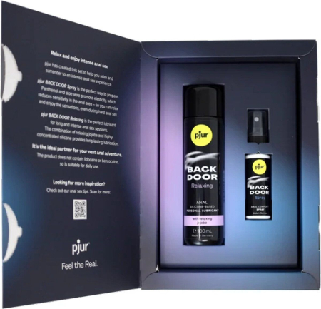 Подарунковий набор pjur BACK DOOR Value Pack: силіконова змазка 100 мл та розслаблювальний спрей 20 - фото №3