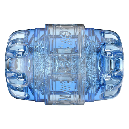 Мастурбатор Fleshlight Quickshot Turbo Blue Ice, компактний, чудово для пар і мінету - фото №4
