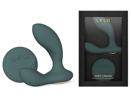 Масажер простати LELO Hugo 2 Remote Green, 2 мотори, дуже потужний, пульт ДК - фото №2