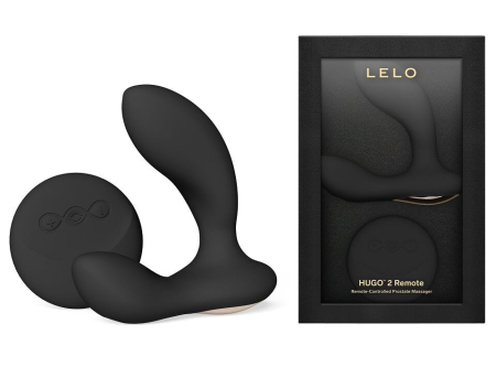 Масажер простати LELO Hugo 2 Remote Black, 2 мотори, дуже потужний, пульт ДК - фото №2