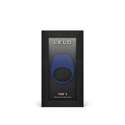 Ерекційне кільце з вібрацією LELO Tor 3 Base Blue, керування зі смартфона - фото №5