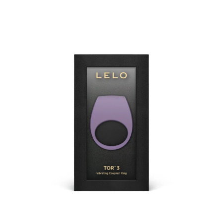 Ерекційне кільце з вібрацією LELO Tor 3 Violet Dusk, керування зі смартфона - фото №5