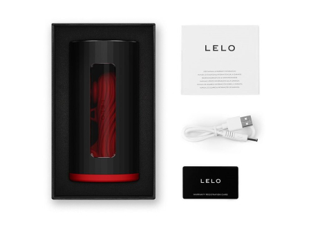 Смарт-мастурбатор LELO F1S V3 Red, 2 мотори, 8 режимів, стимуляція звуковими хвилями - фото №3