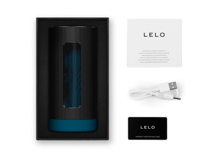 Смарт-мастурбатор LELO F1S V3 XL Teal, збільшений, 2 мотори, 8 режимів, стимуляція звуковими хвилями - фото №3