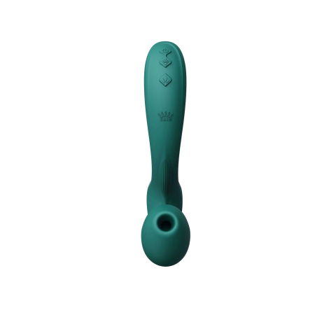 Вібратор-пульсатор з вакуумною насадкою Zalo – Talis G-Spot PulseWave Vibrator Turquoise Green - фото №6