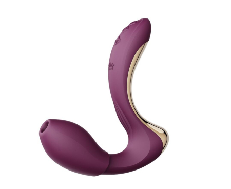 Вібратор-пульсатор з вакуумною насадкою Zalo – Talis G-Spot PulseWave Vibrator Velvet Purple - фото №2