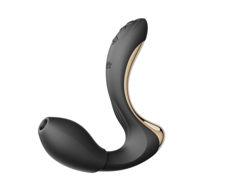 Вібратор-пульсатор з вакуумною насадкою Zalo – Talis G-Spot PulseWave Vibrator Obsidian Black - фото №2