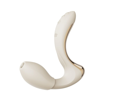 Вібратор-пульсатор з вакуумною насадкою Zalo – Talis G-Spot PulseWave Vibrator Ivory White - фото №2