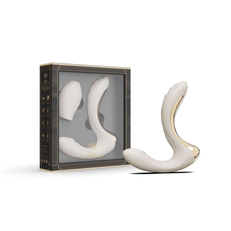 Вібратор-пульсатор з вакуумною насадкою Zalo – Talis G-Spot PulseWave Vibrator Ivory White - фото №5