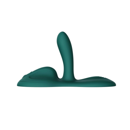 Sit-on-top смарт-вібратор Zalo – Flora Smart Vibrating Pad Turquoise Green, 9 моторів - фото №4
