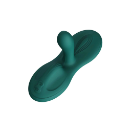 Sit-on-top смарт-вібратор Zalo – Flora Smart Vibrating Pad Turquoise Green, 9 моторів - - фото №2