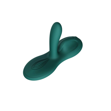 Sit-on-top смарт-вібратор Zalo – Flora Smart Vibrating Pad Turquoise Green, 9 моторів - фото №3