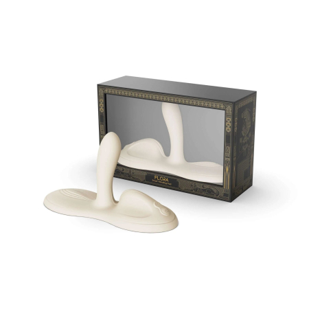 Sit-on-top смарт-вібратор Zalo – Flora Smart Vibrating Pad Ivory White, 9 моторів №5