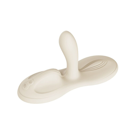 Sit-on-top смарт-вібратор Zalo – Flora Smart Vibrating Pad Ivory White, 9 моторів 