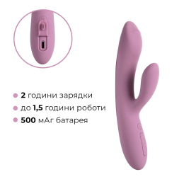 Смарт вібратор-кролик з перлинною стимуляцією точки G Svakom Trysta Neo - - фото №7