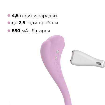 Інтерактивне віброяйце Svakom Phoenix Neo 2 Pastel Lilac, оновлена модель - фото №6