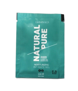 Пробник гель-лубриканту для чутливої шкіри Driminals Natural Pure (4 мл) - фото
