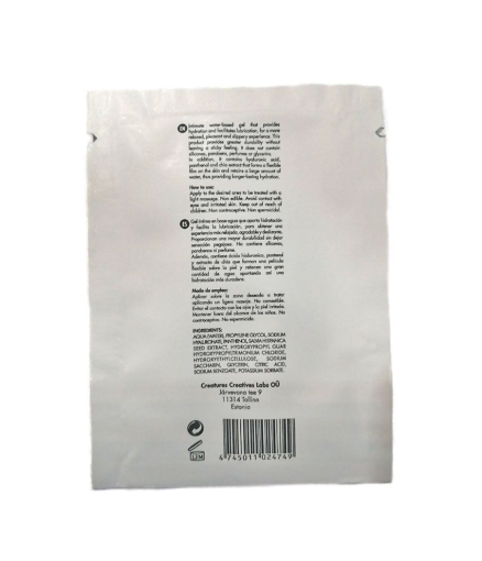 Пробник екстразволожувального гель-лубриканту Driminals Golden Touch (4 мл), водна основа - фото №2