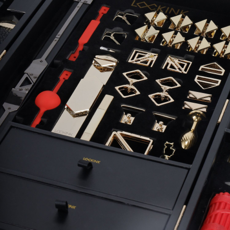 БДСМ-набір LOCKINK All-in-1 BDSM Play Kit - Crocodile Leather - фото №3
