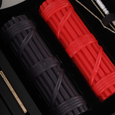 БДСМ-набір LOCKINK All-in-1 BDSM Play Kit - Brown Color - фото №7