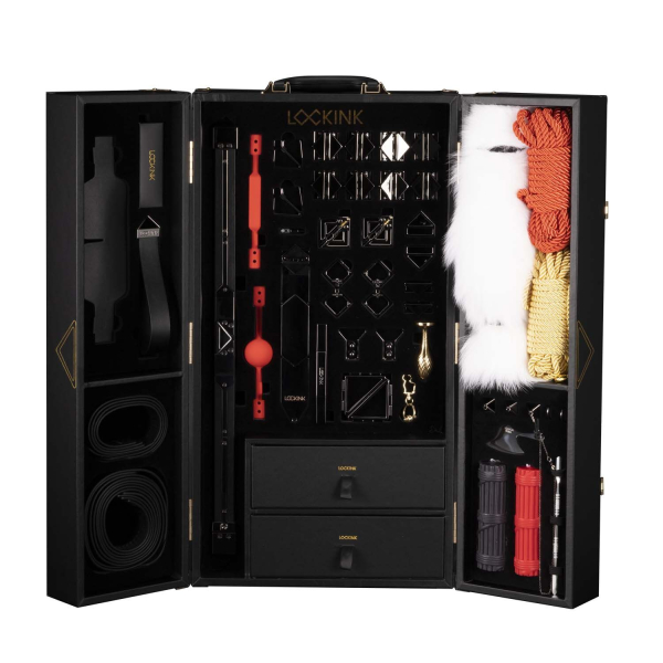 БДСМ-набір LOCKINK All-in-1 BDSM Play Kit - Black Color - фото