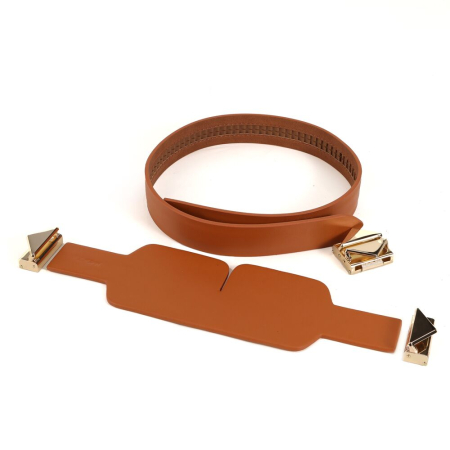 БДСМ-набір LOCKINK Bondage & Restraint Brown Set - фото №3