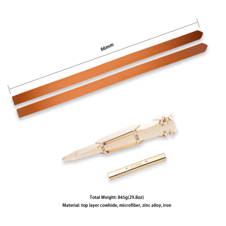 БДСМ-набір LOCKINK Teasing & Impact-Play Brown Set - фото №9