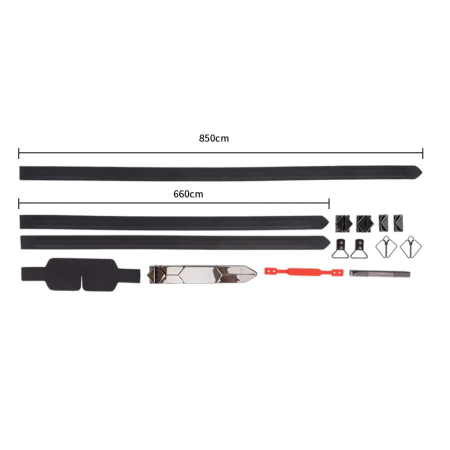 БДСМ-набір LOCKINK Teasing & Impact-Play Black Set - фото №7