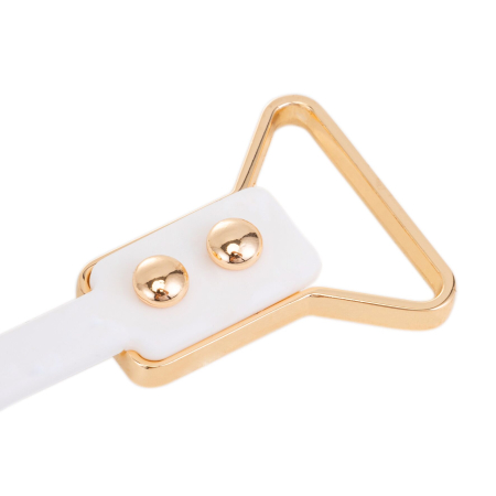 Шкіряний кляп з 2-ма насадками LOCKINK Ball-Gag & Gag-bite Set - Brown - фото №3