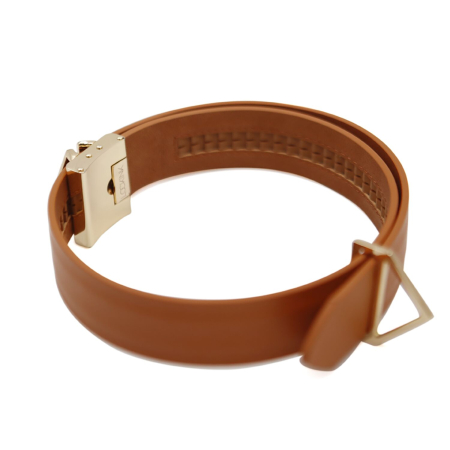 Повідець LOCKINK Tied Collar with Leash Set - Brown - фото №7