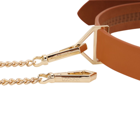 Повідець LOCKINK Tied Collar with Leash Set - Brown - фото №3