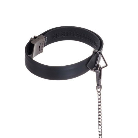 Повідець LOCKINK Tied Collar with Leash Set - Black - фото №3