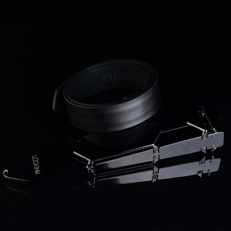 Регульована шльопалка LOCKINK Adjustable Slapper for Impact Play - Black - фото №6