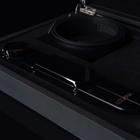 Регульована шльопалка LOCKINK Adjustable Slapper for Impact Play - Black - фото №7