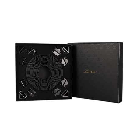 Набір із 8 ременів для зв'язування LOCKINK 8-Bondage-Straps Restraint Set - Black - фото №6