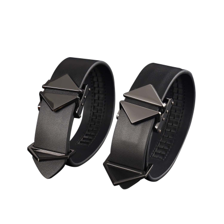 Набір із 8 ременів для зв'язування LOCKINK 8-Bondage-Straps Restraint Set - Black - фото №4