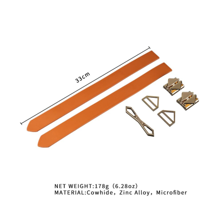 Наручники LOCKINK Wristcuffs/Anklecuffs Brown Set - фото №7