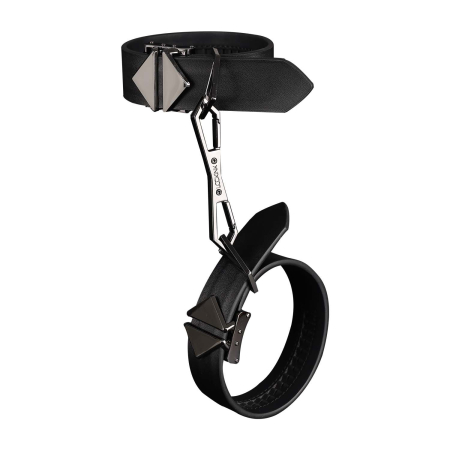 Наручники LOCKINK Wristcuffs/Anklecuffs Black Set - фото