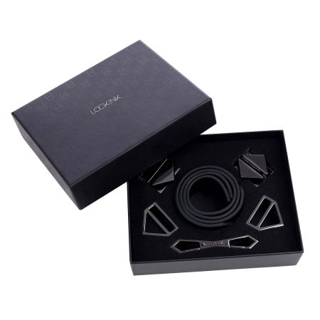 Наручники LOCKINK Wristcuffs/Anklecuffs Black Set - фото №7