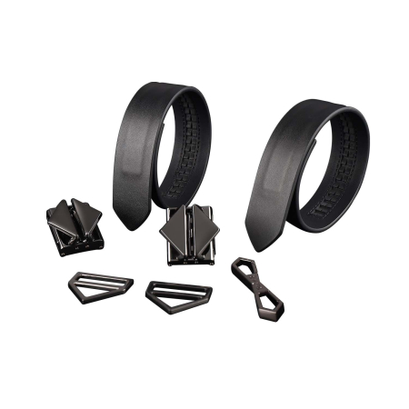 Наручники LOCKINK Wristcuffs/Anklecuffs Black Set - фото №3