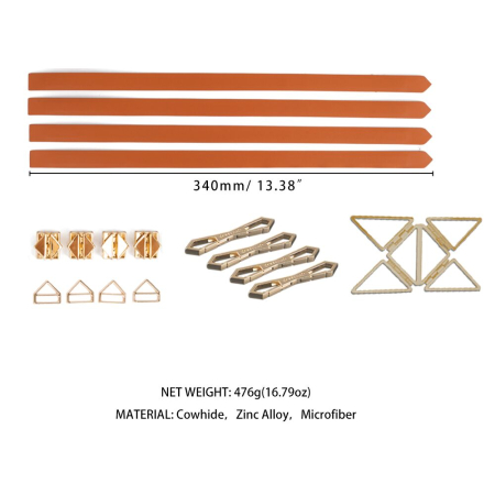 Набір для зв'язування LOCKINK Hogtie Set - Brown - фото №8